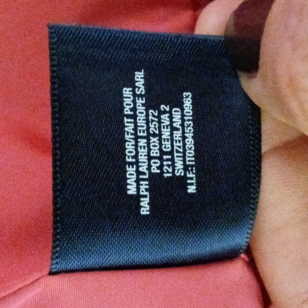 ๐ดSOLD๐ด๐Swiss Exclusive RARE Ralph Lauren๐ - Fuchsia Peplum Raincoat - Picture 12 of 16
